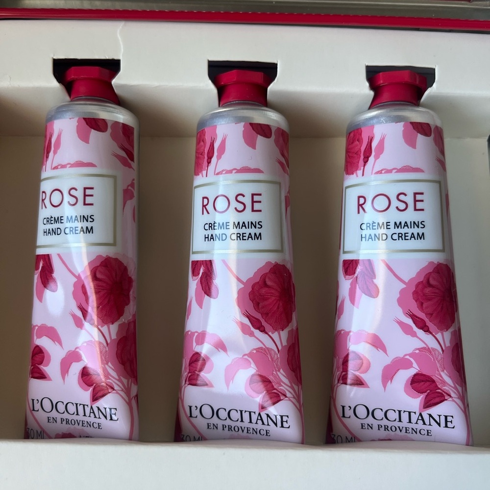 L'OCCITANE Rose Hand Cream Trio Unopened - Picture 5 of 6
